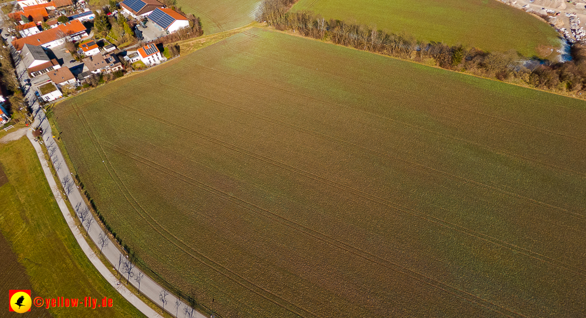 07.02.2023 - Luftbilder von dem Quetschwerk in Gronsdorf bei Haar